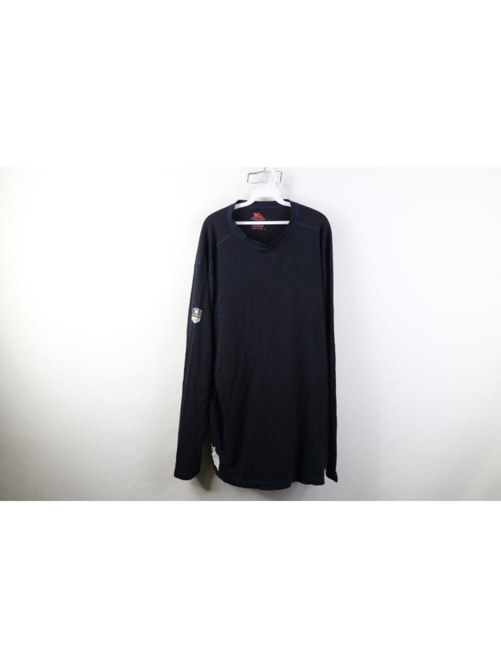 Dragonwear FR Mens 2XL Pro Dry Fire Flame Resistant Long Sleeve T-Shirt Blue